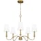 Quoizel Beatty Chandelier 5 Lights Aged Brass BTY5026AB - alternate 2